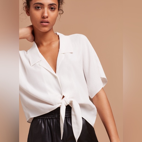 Wilfred Free The Tie-Front Blouse - Picture 4 of 6